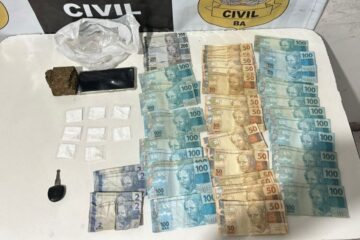 Material apreendido. Foto: Rondesp