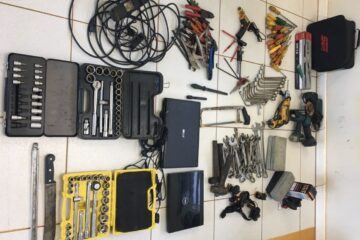 Material apreendido em Caetité. Foto: Polícia Militar