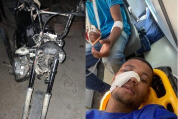 Moto e André Cell. Foto: André Cell