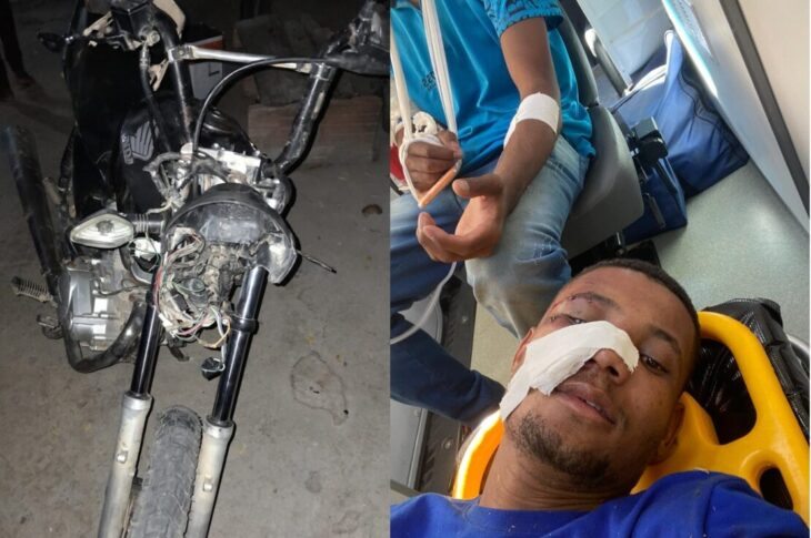 Moto e André Cell. Foto: André Cell