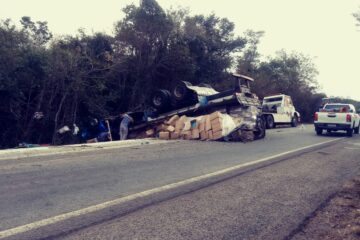 Colisão na BR-030, em Caetité. Foto: rede social