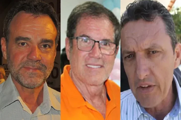 Daniel, Zé e Charles. Foto: reprodução Foto: Achei Sudoeste