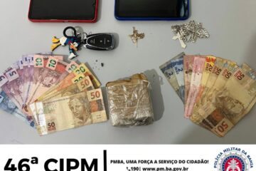 Material apreendido pela polícia. Foto: Polícia Militar