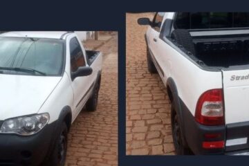 Carro recuperado em Caetité, pela Polícia Militar
