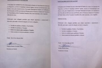 Convocação dos partidos