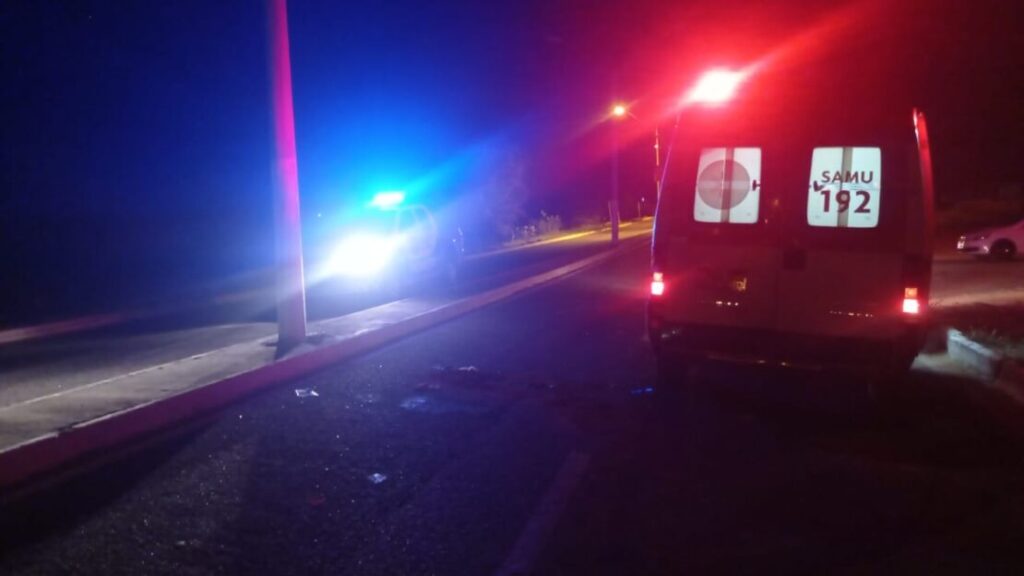 Ciclista atropelado em Guanambi. Foto: Smtran