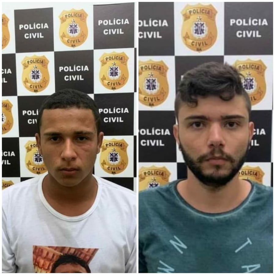 Rodrigo e Alexandre foram presos após investigação da Polícia Civil. Foto: divulgação PC