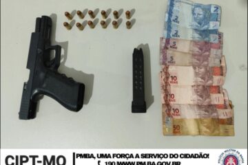 Material apreendido em Bom Jesus da Lapa. Foto: Rondesp MO