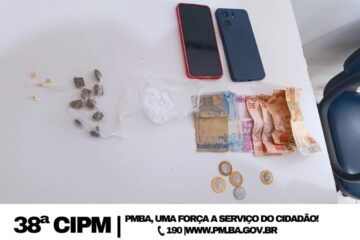 Material apreendido. Foto: Polícia Militar