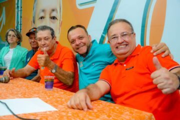 Fernando, Elias e Felipe. Foto: ASCOM