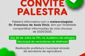 Palestra sobre o clima