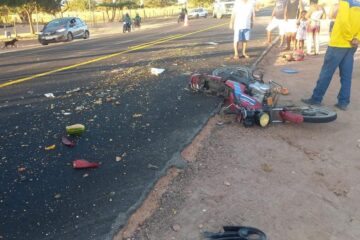 Idoso é atropelado na BR-030, em Guanambi. Foto: SMtran