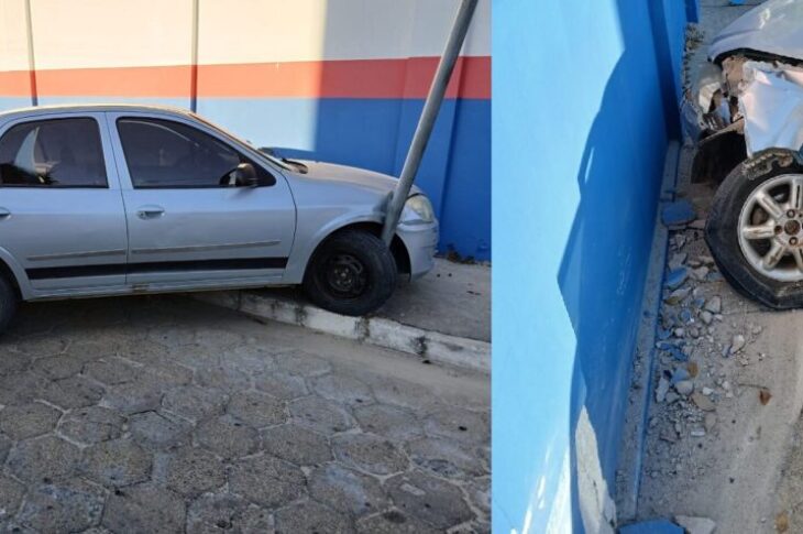 Local do acidente. Foto: Polícia Militar