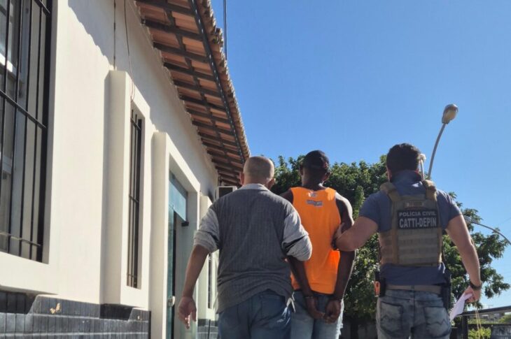 Prisão de foragido em Guanambi. Foto: Polícia Civil