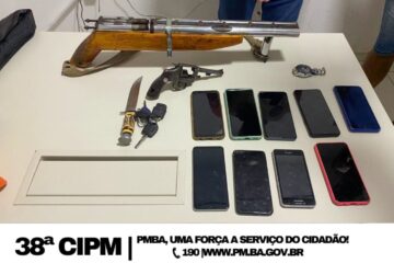 Material apreendido. Foto: 38ª CIPM