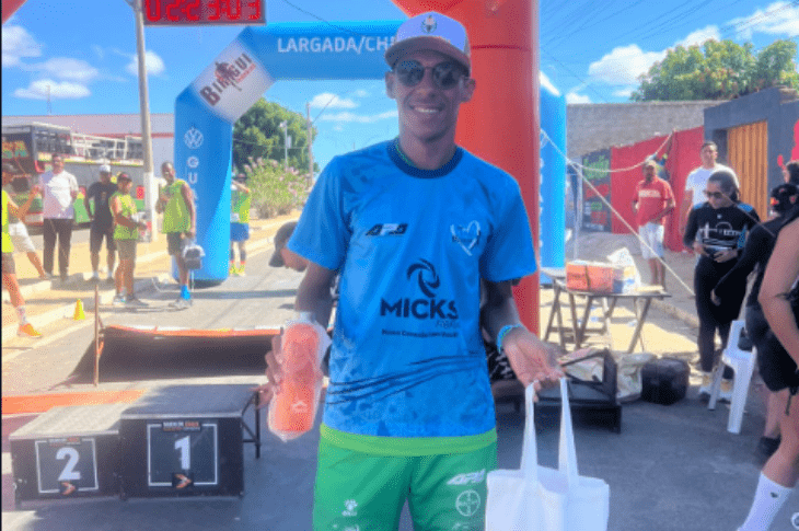 Dhioka conquista primeiro lugar. Foto: divulgação