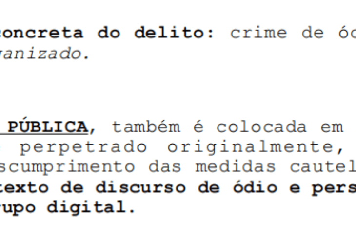 Decisão do magistrado