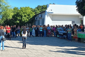 Manifestação em Guanambi. Foto: Roberto Fernandes
