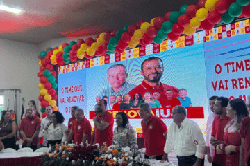 Convenção do PT homologa Robson Bezerra e Geovane Guedes. Foto: divulgação