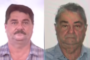 O antes e depois do homem preso na Bahia — Foto: Reprodução/Redes Sociais