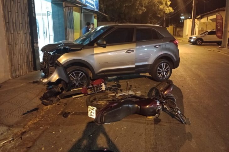 Veículos envolvidos no acidente. Foto: SMtran