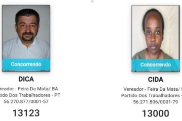 Dica e Cida. Foto: TSE