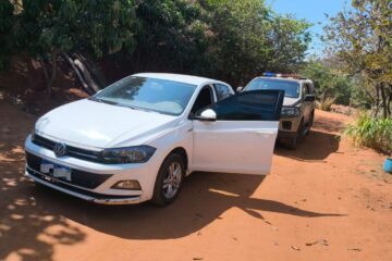 Carro clonado em Caetité. Foto: Polícia Militar