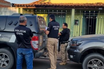 Cumprimento de mandado. Foto: Polícia Civil
