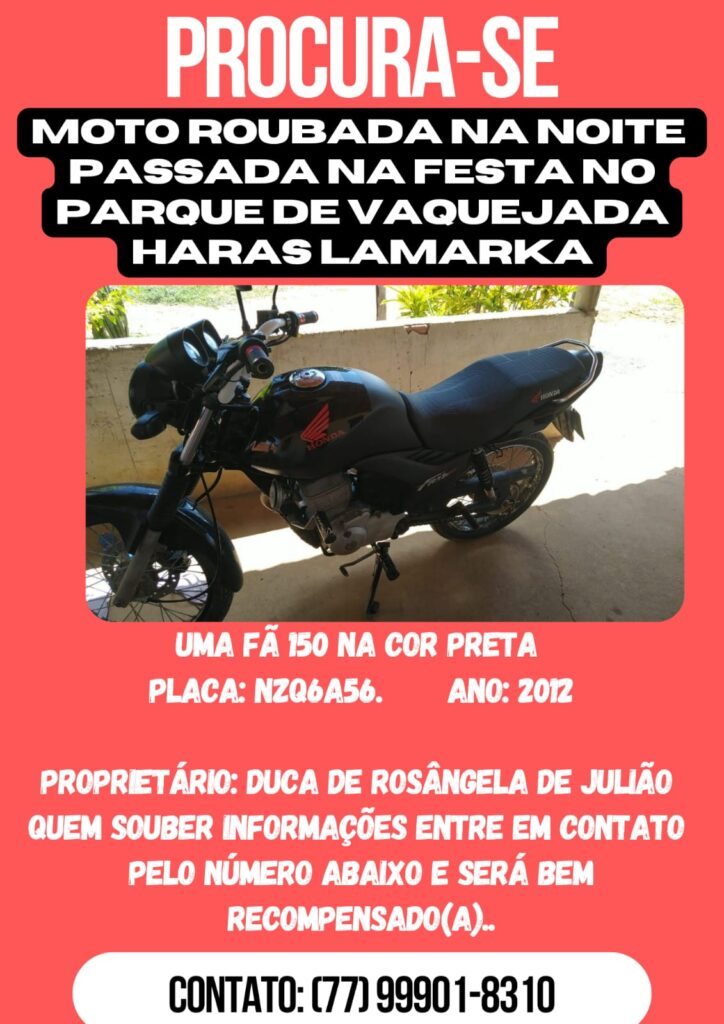 Moto furtada