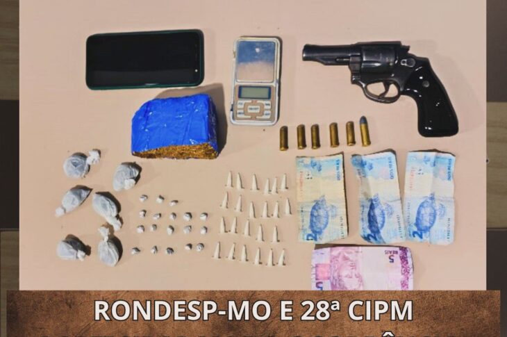 Material apreendido. Foto: Rondesp