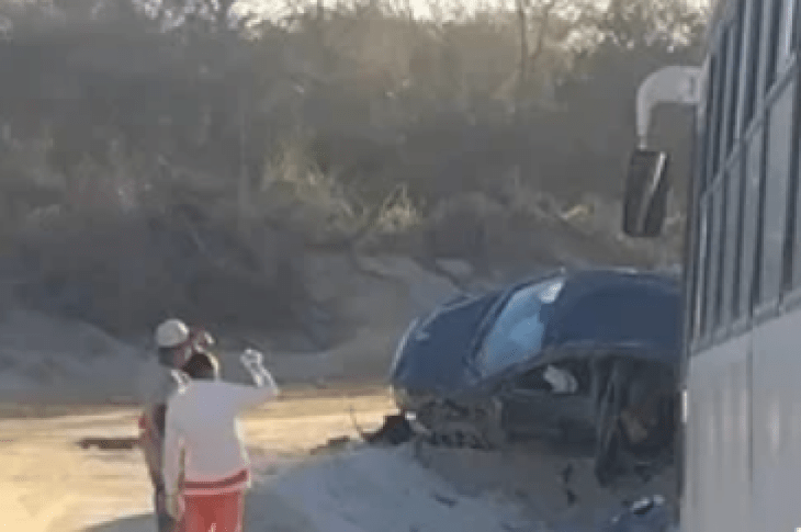 Local do acidente. Foto: reprodução Alerta Bahia