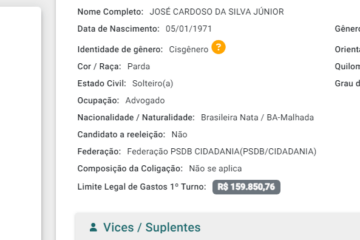 Dr. Júnior registra candidatura. Foto: TSE