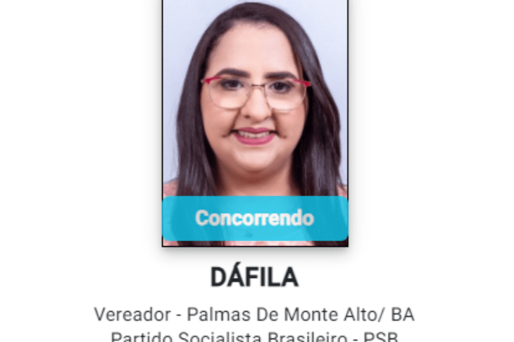 Partido pede impugnação de Dáfila. Foto: TSE