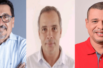 Anselmo, Dr. Júnior e Gimmy. Foto: reprodução TSE