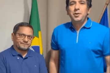 Padre Amário e Tonho. Foto: rede social