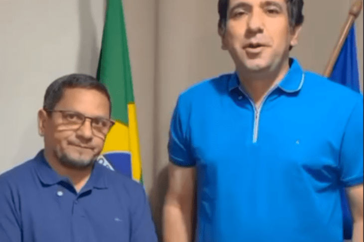 Padre Amário e Tonho. Foto: rede social