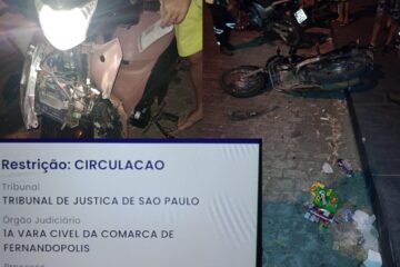 Motos atingidos. Foto: SMtran