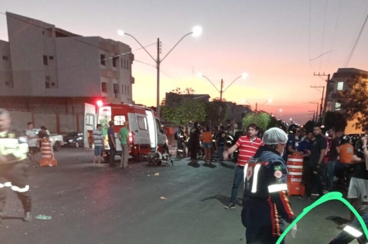 Vítima acidente na Santos Dumont. Foto: SMtran