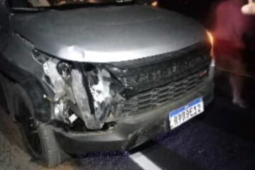 Carro envolvido no acidente. Foto: SMTran