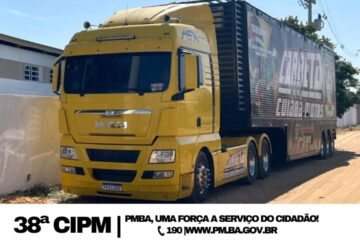 Carro apreendido em Sítio do Mato. Foto: divulgação