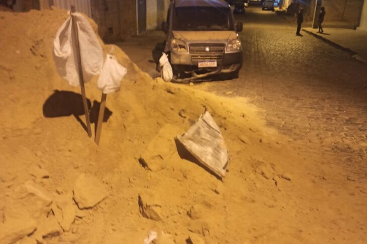 Veículo envolvido no acidente. Foto: SMTran