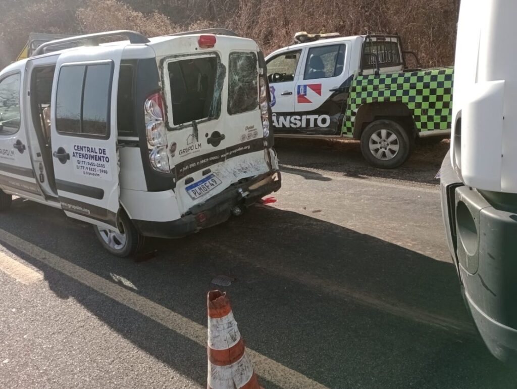 Carro envolvido no acidente. Foto: SMTRan