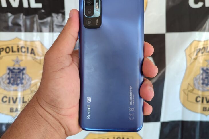 Aparelho recuperado. Foto: Polícia Civil