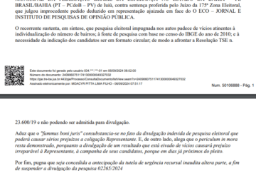 Decisão do TRE/BA