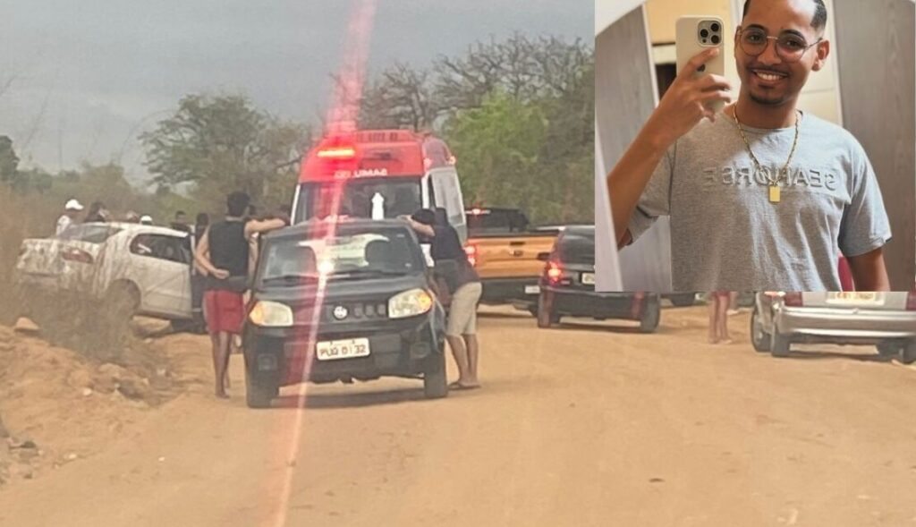 Erlan Soares morreu após capotar o carro. Foto: rede social