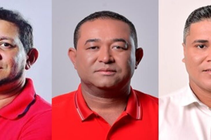 Cristiano, Noga e Lula. Foto: TSE