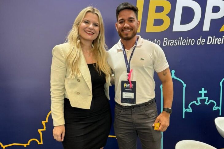 Gisele Lemos Kravchychyn e Dr. Rodrigo Brito. Foto: divulgação