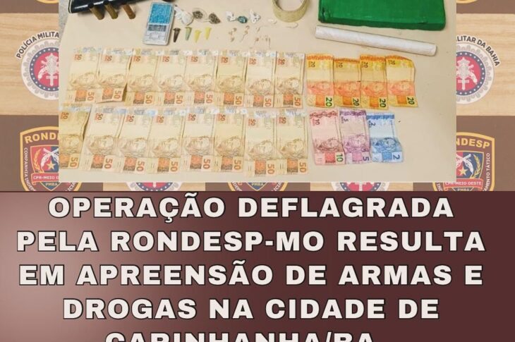 Material apreendido pela Rondesp. Foto: Rondesp MO
