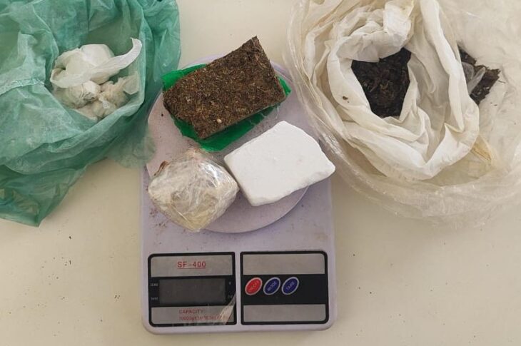 Material apreendido em Caetité. Foto: Polícia Militar