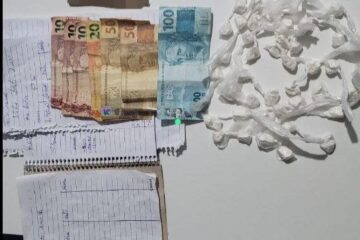 Material apreendido em Tanque Novo. Foto: Polícia Militar